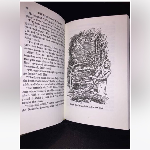 Nancy Drew Hard Cover Book Pair - Staircase/Bungalow - Picture 8 of 10